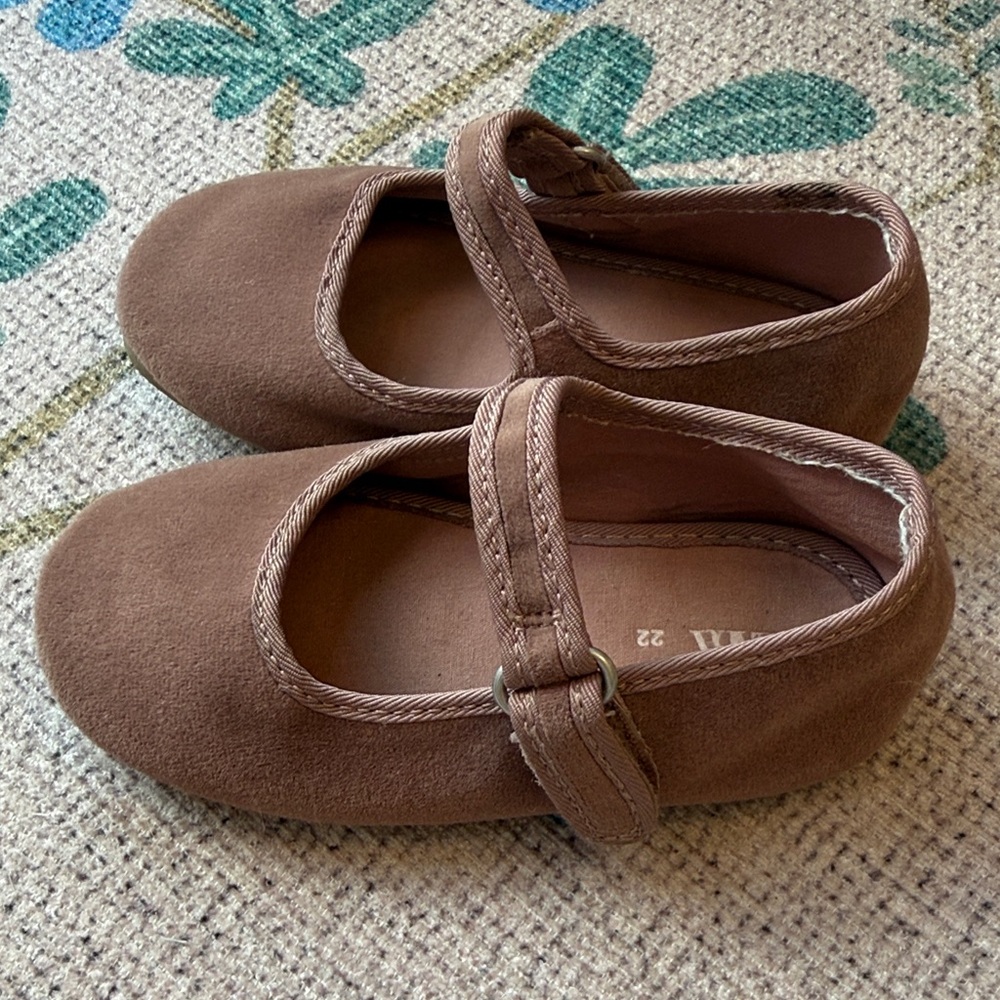 Zara Kids Dusty Pink Mary Jane Shoes - Picture 5 of 7